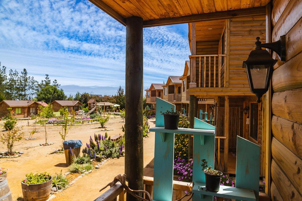 Cabana En Tunquen Con Parrilla, Fogon, Piscina Y Bosque ภายนอก รูปภาพ