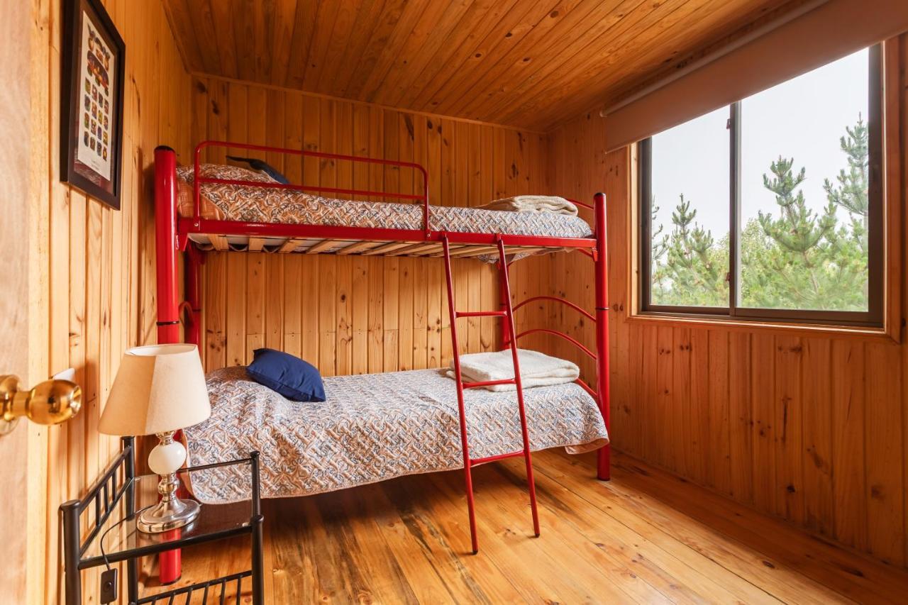 Cabana En Tunquen Con Parrilla, Fogon, Piscina Y Bosque ภายนอก รูปภาพ