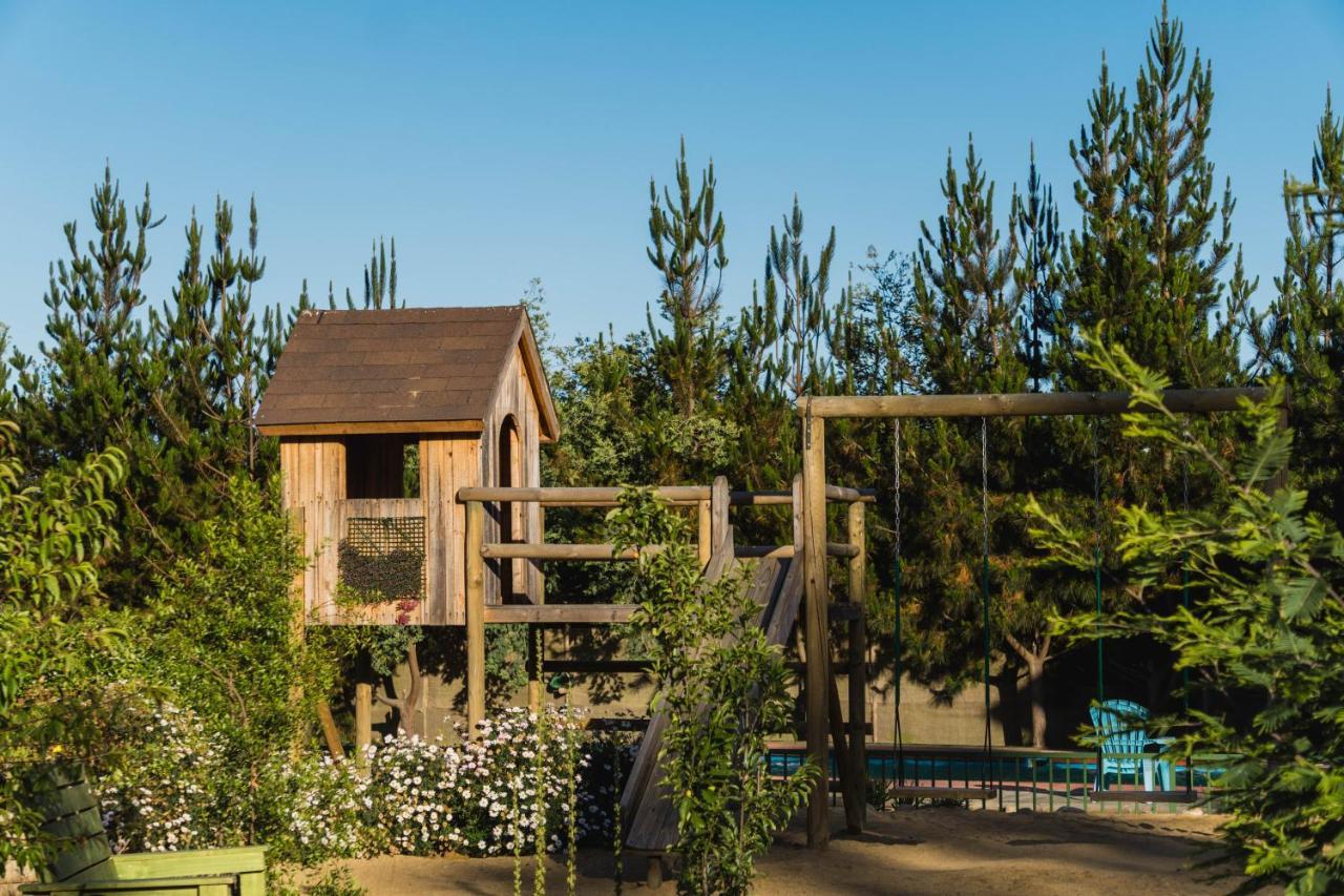 Cabana En Tunquen Con Parrilla, Fogon, Piscina Y Bosque ภายนอก รูปภาพ