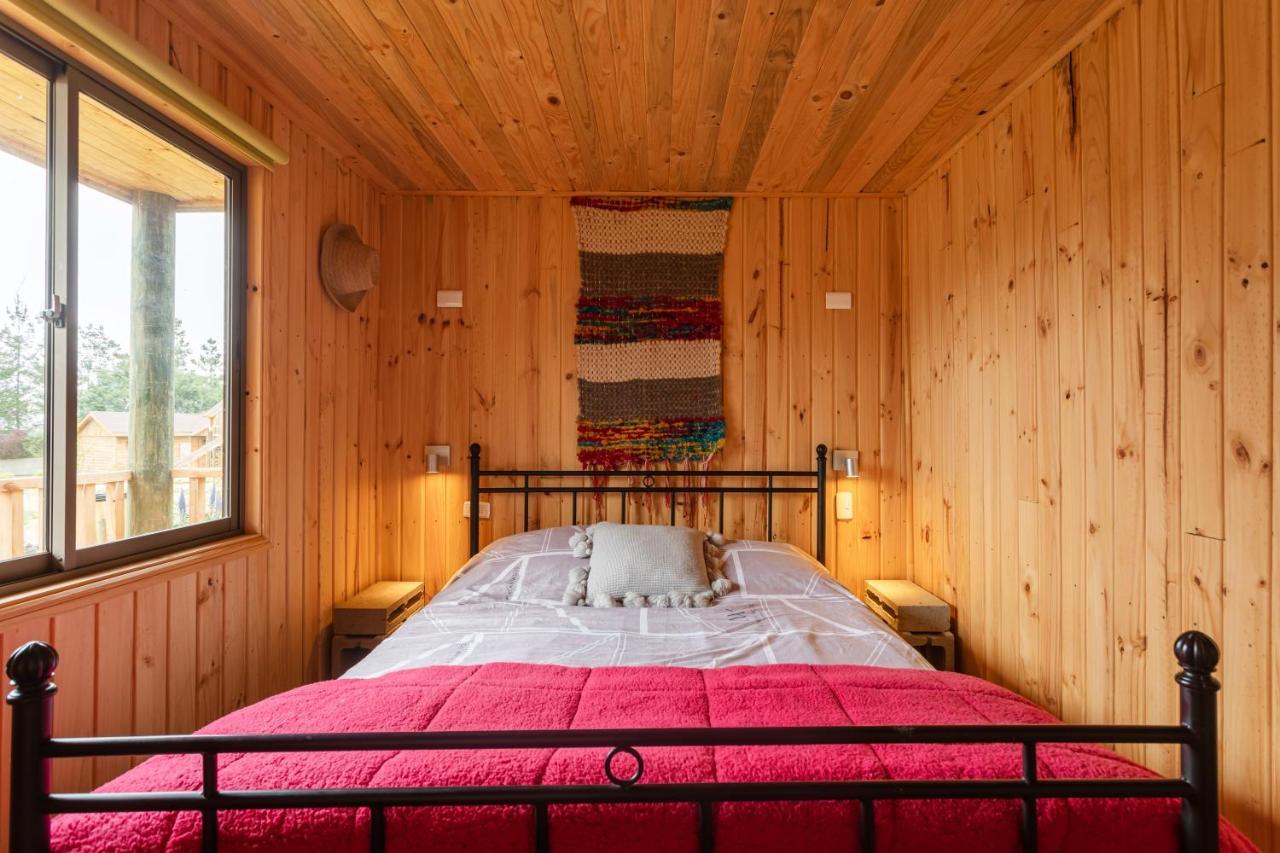 Cabana En Tunquen Con Parrilla, Fogon, Piscina Y Bosque ภายนอก รูปภาพ