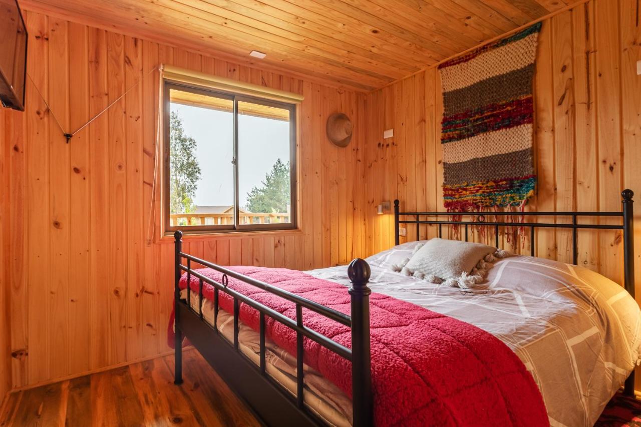 Cabana En Tunquen Con Parrilla, Fogon, Piscina Y Bosque ภายนอก รูปภาพ