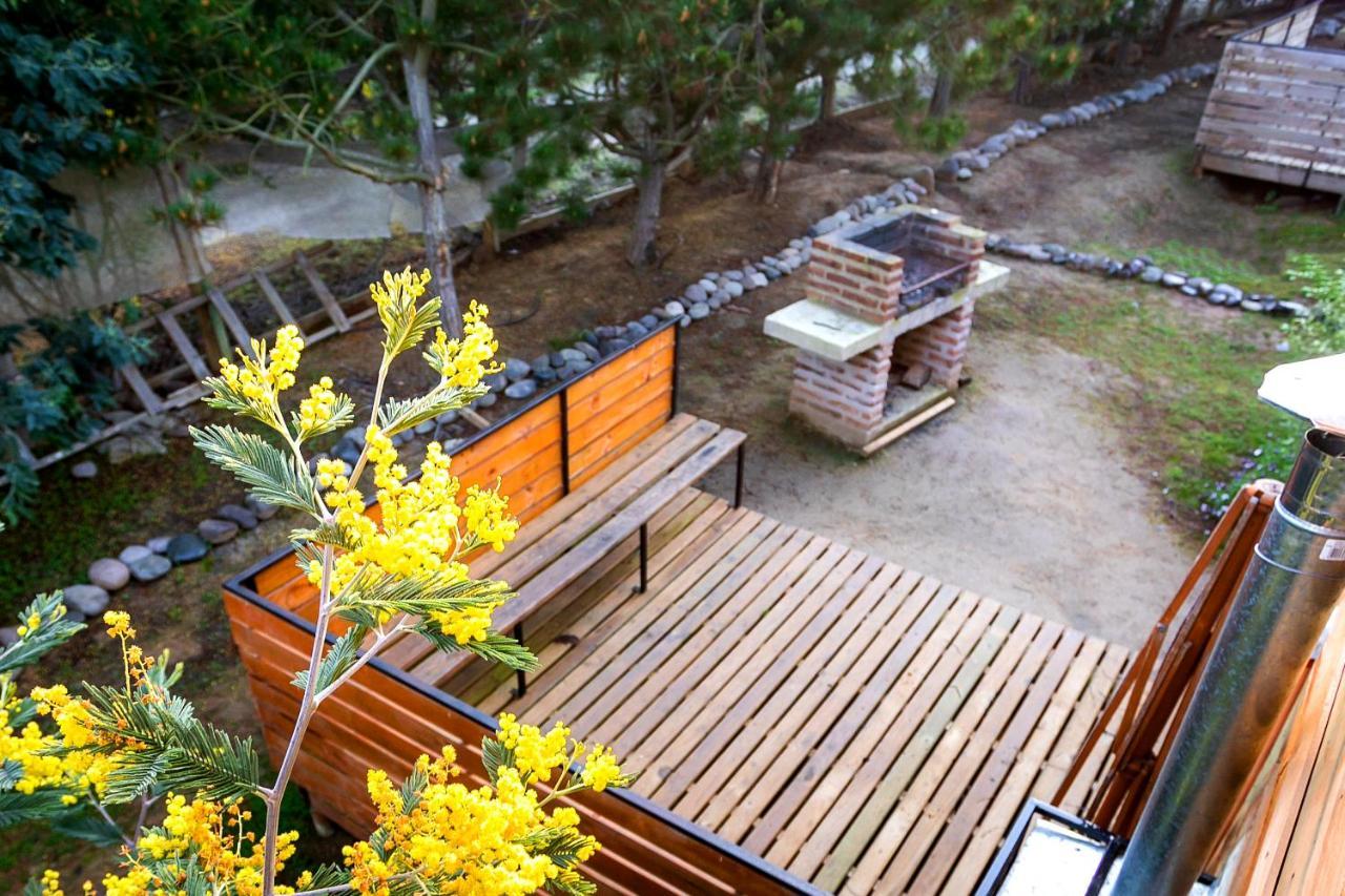 Cabana En Tunquen Con Parrilla, Fogon, Piscina Y Bosque ภายนอก รูปภาพ